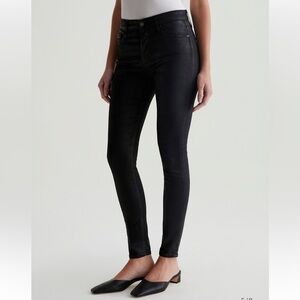 Adriano Goldschmied The Farrah high rise skinny black high pocket jeans‎ Sz 28R